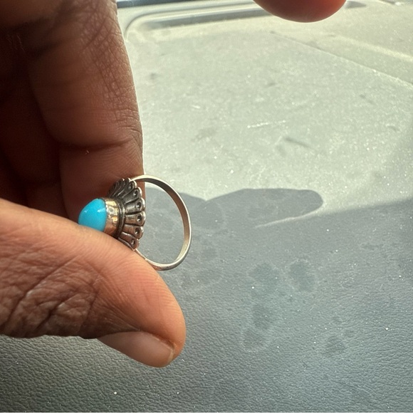 Silver Turquoise Ring - Picture 4 of 4